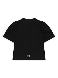 Baby Girl's & Little Girl's Logo Cotton T-Shirt
