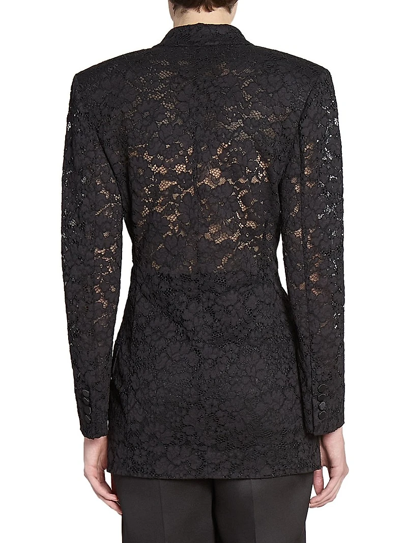 Tuxedo Jacket in Guipure