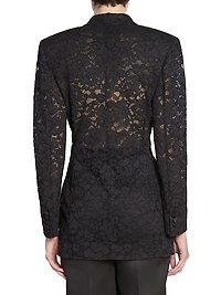 Tuxedo Jacket in Guipure