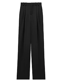 Pants in Silk Satin