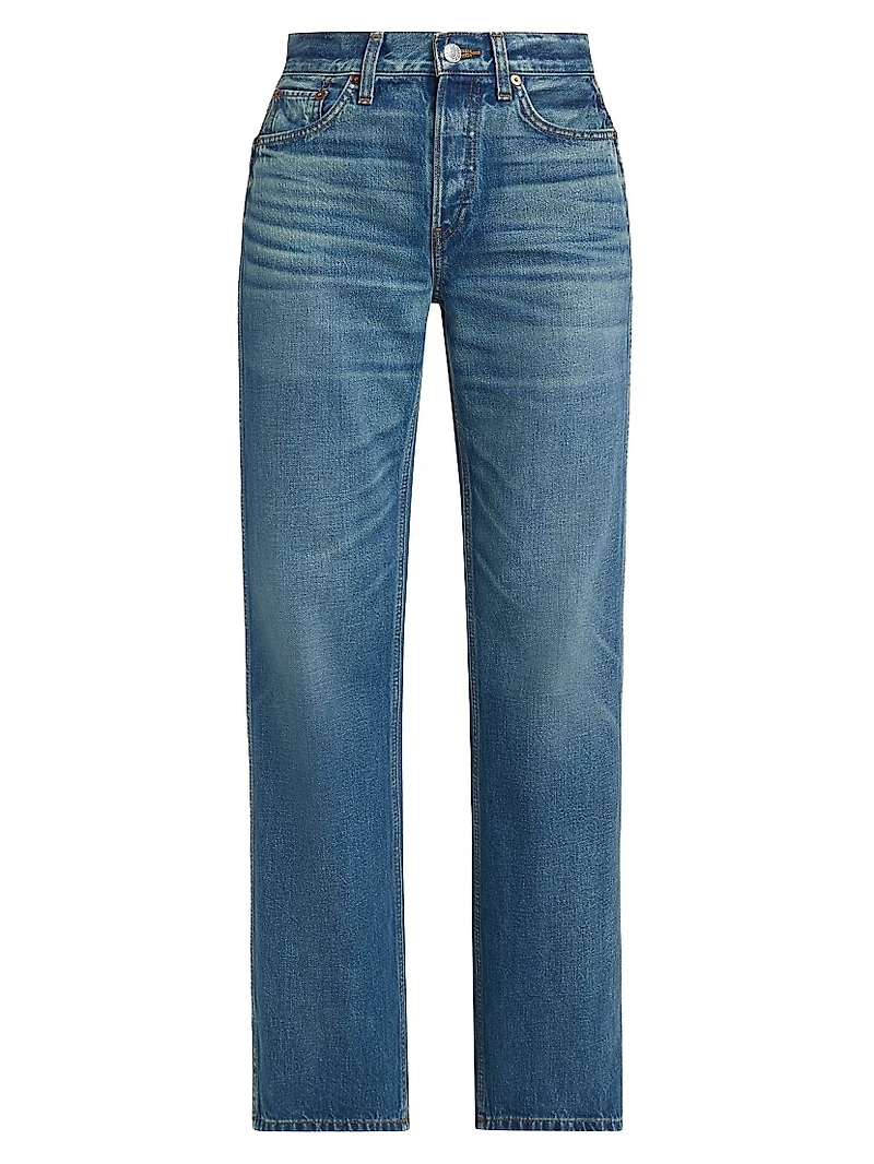 Relaxed Straight-Leg Jeans