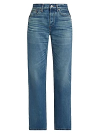 Relaxed Straight-Leg Jeans
