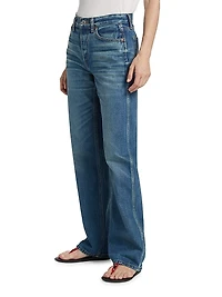 Relaxed Straight-Leg Jeans