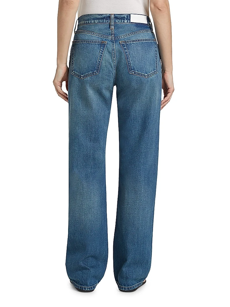 Relaxed Straight-Leg Jeans