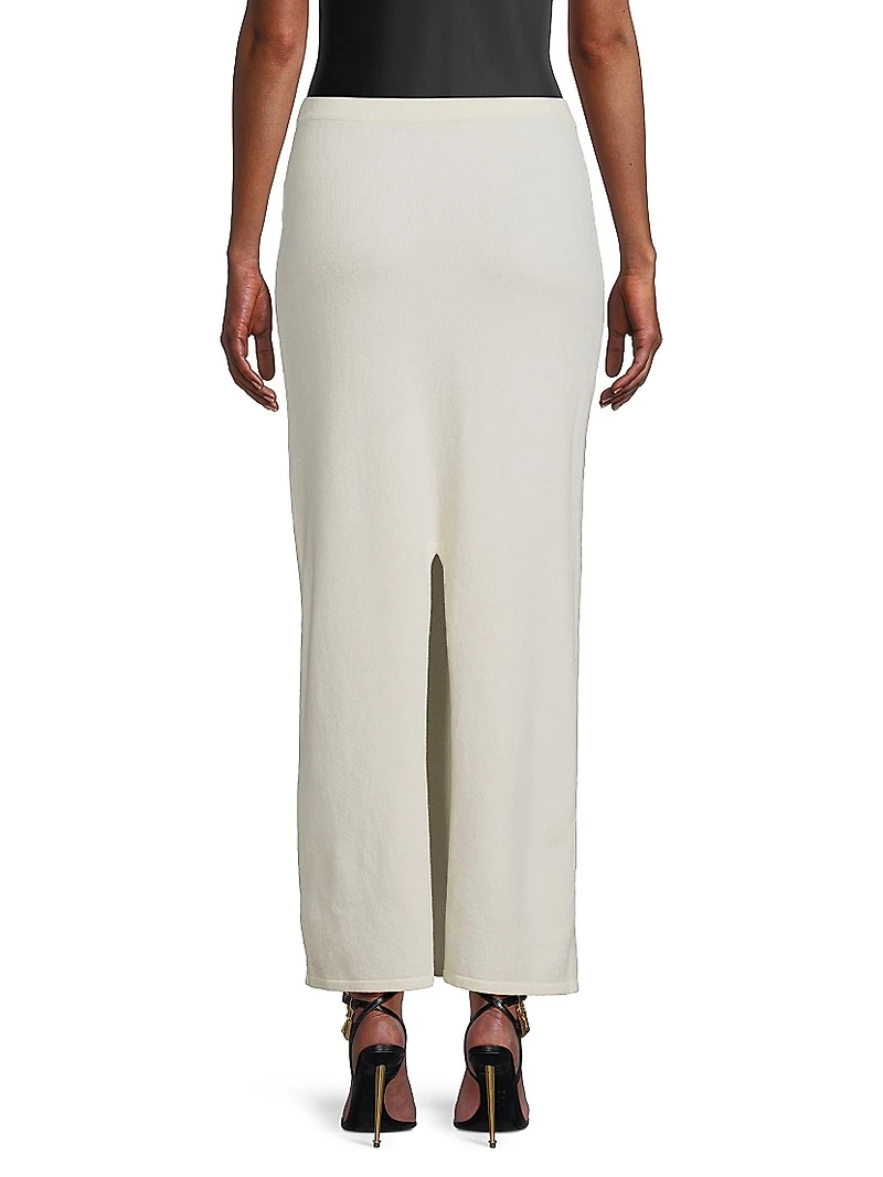 Versailles Wool-Cashmere Maxi Skirt