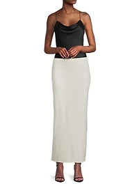 Versailles Wool-Cashmere Maxi Skirt