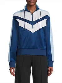 Chevron Quarter-Zip Active Jacket