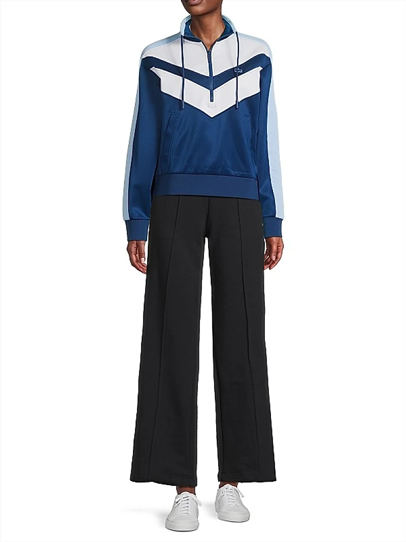 Chevron Quarter-Zip Active Jacket