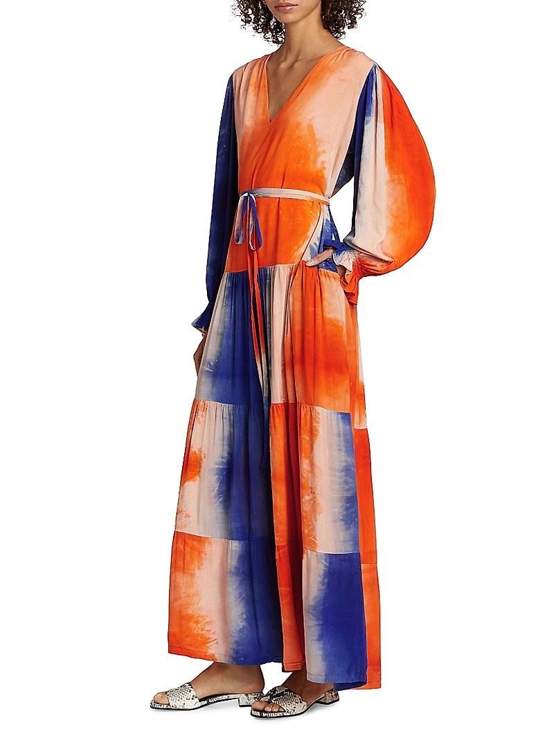 Amope Tiered Maxi Dress