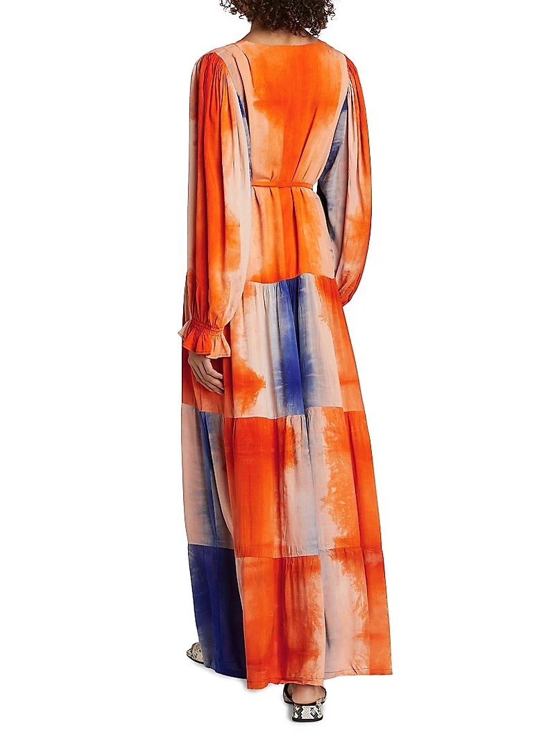 Amope Tiered Maxi Dress