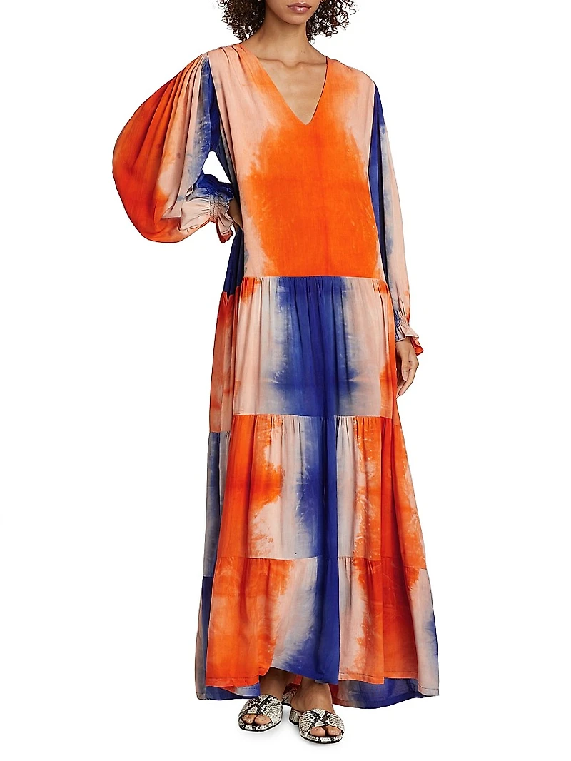 Amope Tiered Maxi Dress