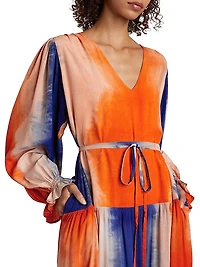 Amope Tiered Maxi Dress