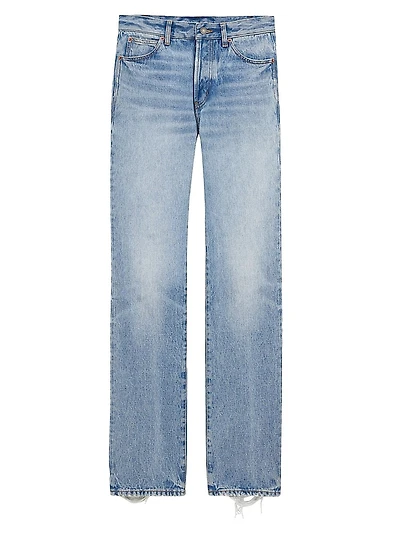 Low-Rise Jeans in Sicily Denim