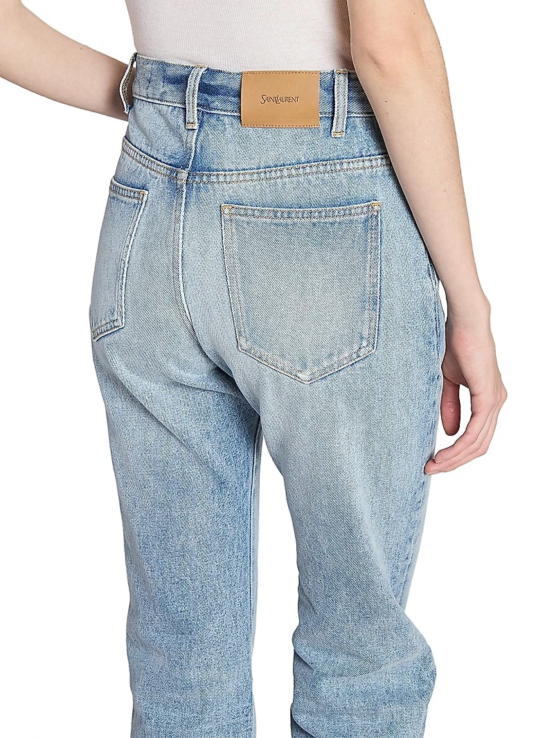 Low-Rise Jeans in Sicily Denim