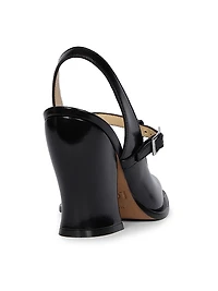 Onda Leather Slingback Pumps