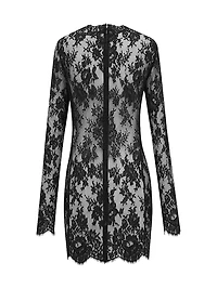 Long-Sleeve Dress Chantilly Lace