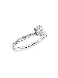 Platinum & Oval Lab-Grown Diamond Hidden Halo Ring/0.80-3.41 TCW