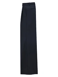 Wide-Leg Pants in Wool