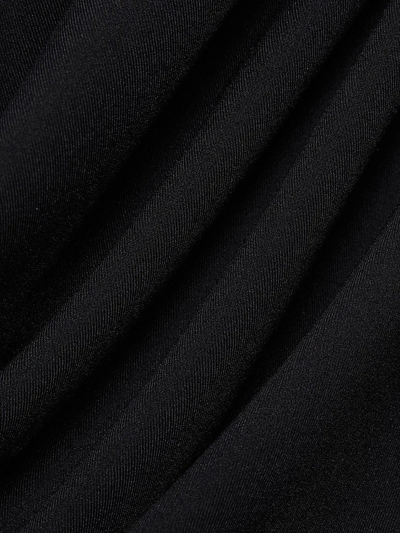 Neoprene Cap-Sleeve Bodysuit