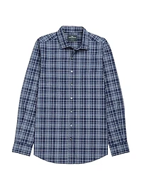 Monavale Check Cotton Button-Front Shirt
