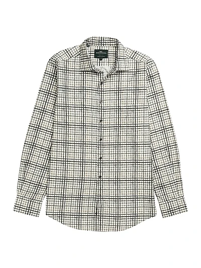 Brookdale Check Cotton Button-Front Shirt