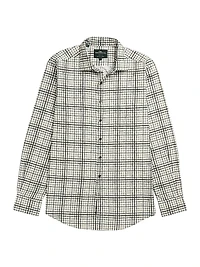 Brookdale Check Cotton Button-Front Shirt