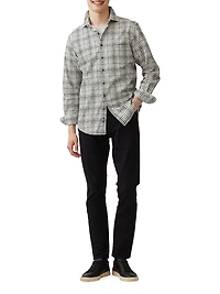 Brookdale Check Cotton Button-Front Shirt
