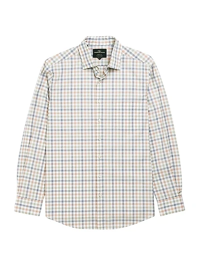 Bankhouse Gingham Cotton Button-Front Shirt