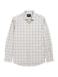 Bankhouse Gingham Cotton Button-Front Shirt