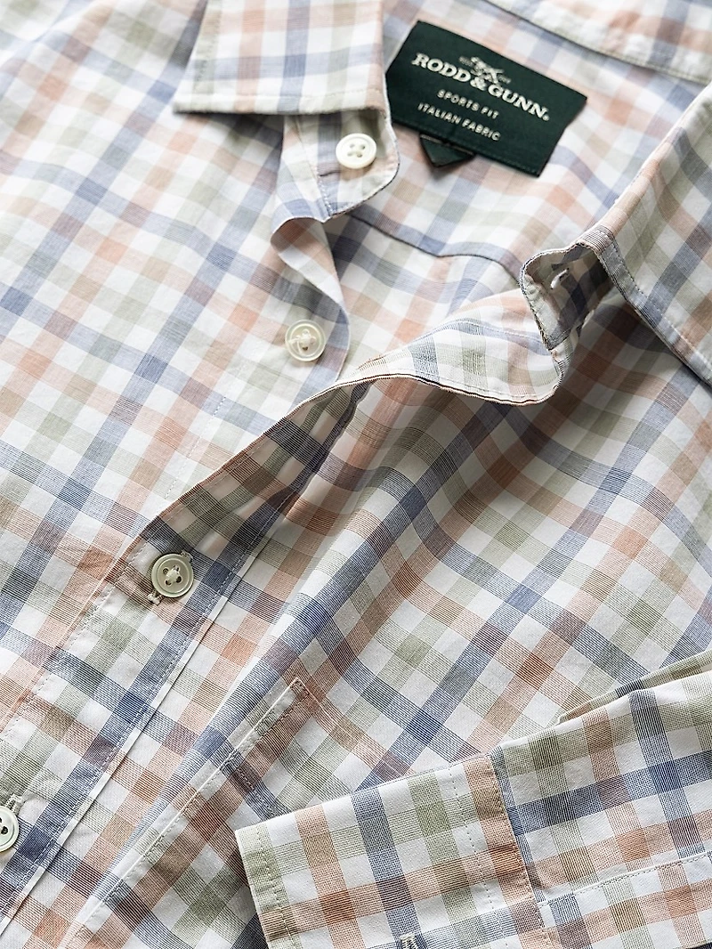 Bankhouse Gingham Cotton Button-Front Shirt