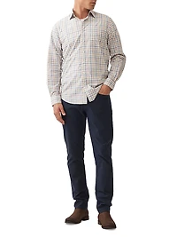 Bankhouse Gingham Cotton Button-Front Shirt