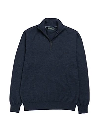 Calderwell Wool Quarter-Zip Sweater