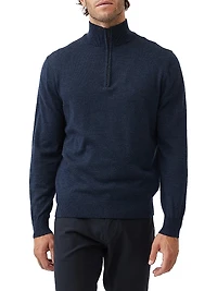 Calderwell Wool Quarter-Zip Sweater