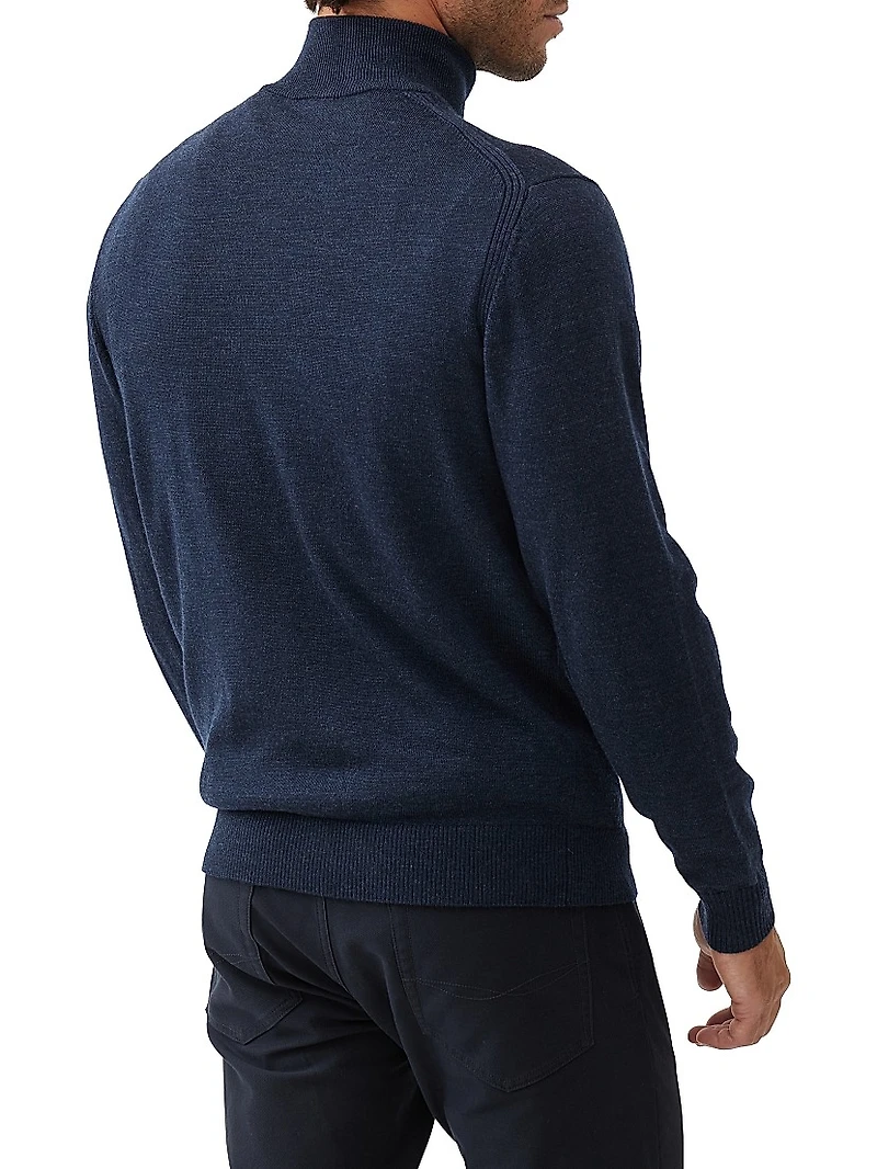 Calderwell Wool Quarter-Zip Sweater