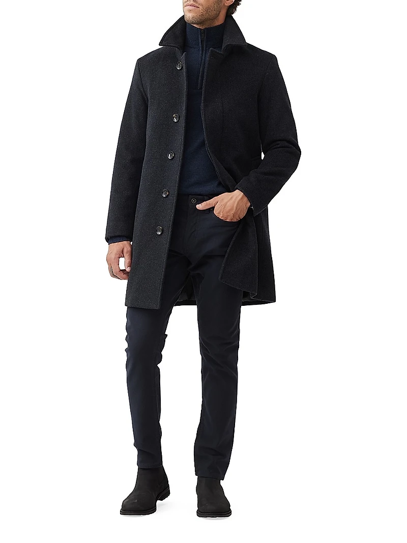 Calderwell Wool Quarter-Zip Sweater