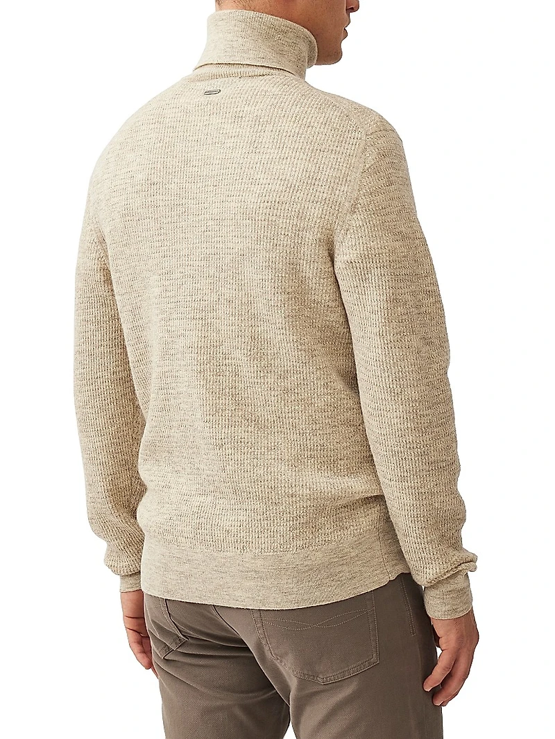 Castle Ridge Wool Turtleneck Sweater