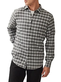 McLaren Falls Check Cotton Button-Front Shirt