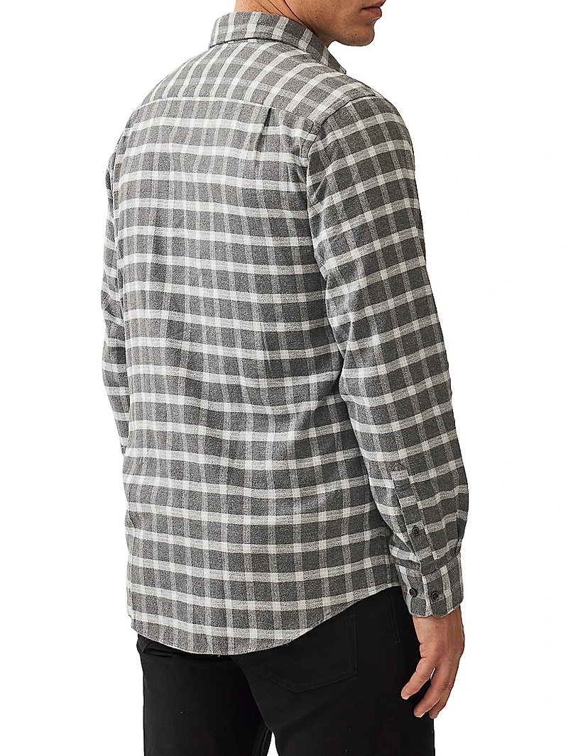 McLaren Falls Check Cotton Button-Front Shirt