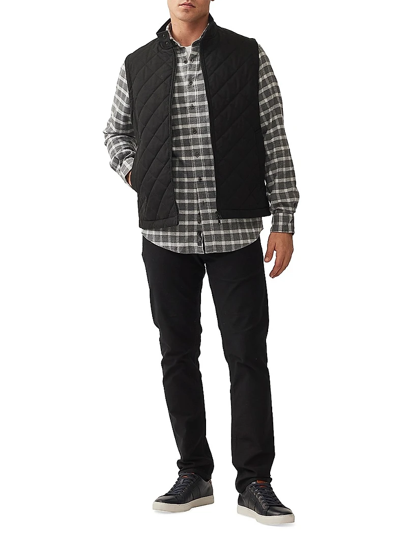 McLaren Falls Check Cotton Button-Front Shirt