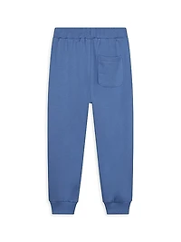 Little Boy's & Boy's Logo Fleece Joggers