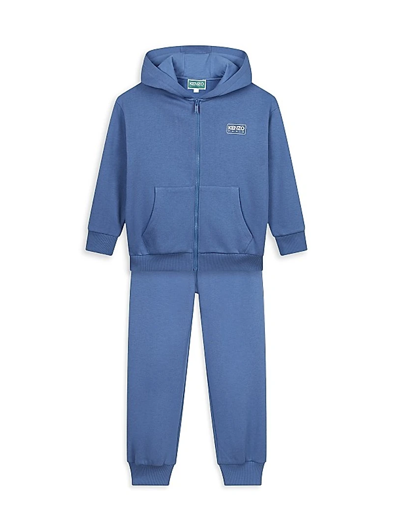Little Boy's & Boy's Logo Fleece Joggers