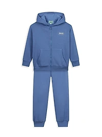 Little Boy's & Boy's Logo Fleece Joggers