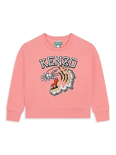 Little Girl's & Brushed Fleece Sweatshirt