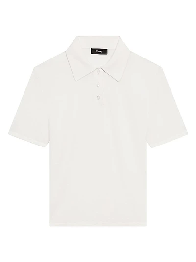 Slim Wool Polo Shirt