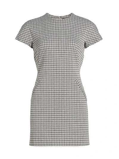 Dolman Houndstooth Minidress