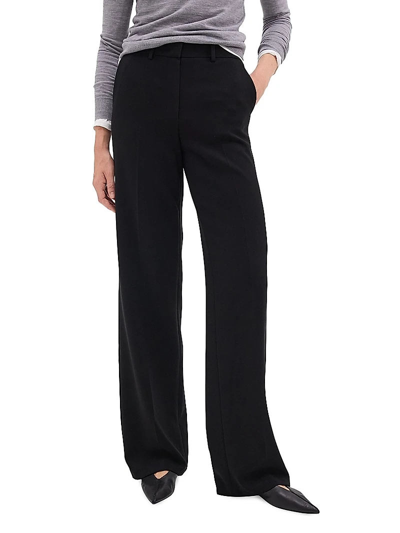 Relaxed Straight-Fit Trousers