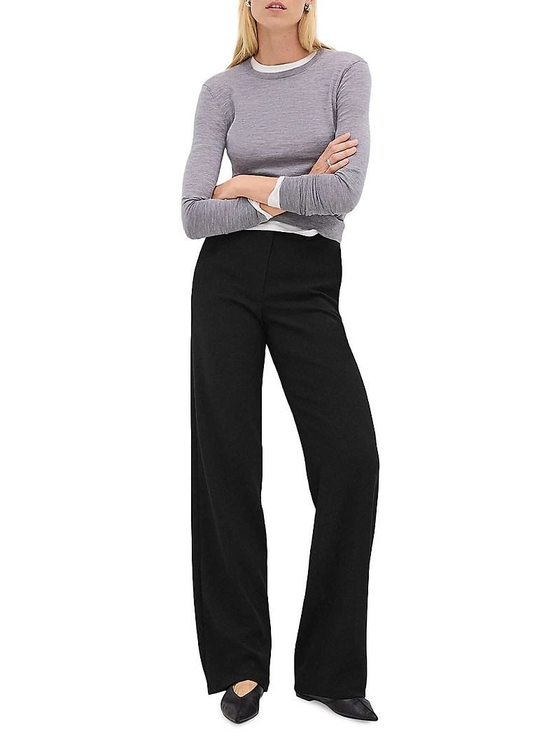 Relaxed Straight-Fit Trousers