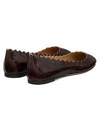 Lauren Leather Ballet Flats