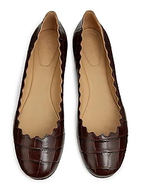 Lauren Leather Ballet Flats