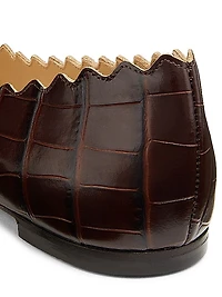 Lauren Leather Ballet Flats